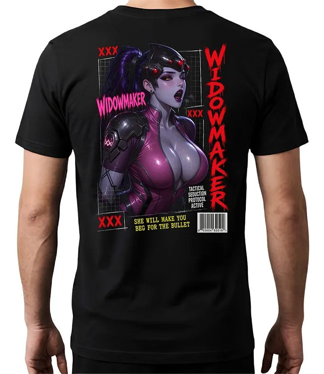 Playera Widow 4 Overwatch Waifu Videojuego