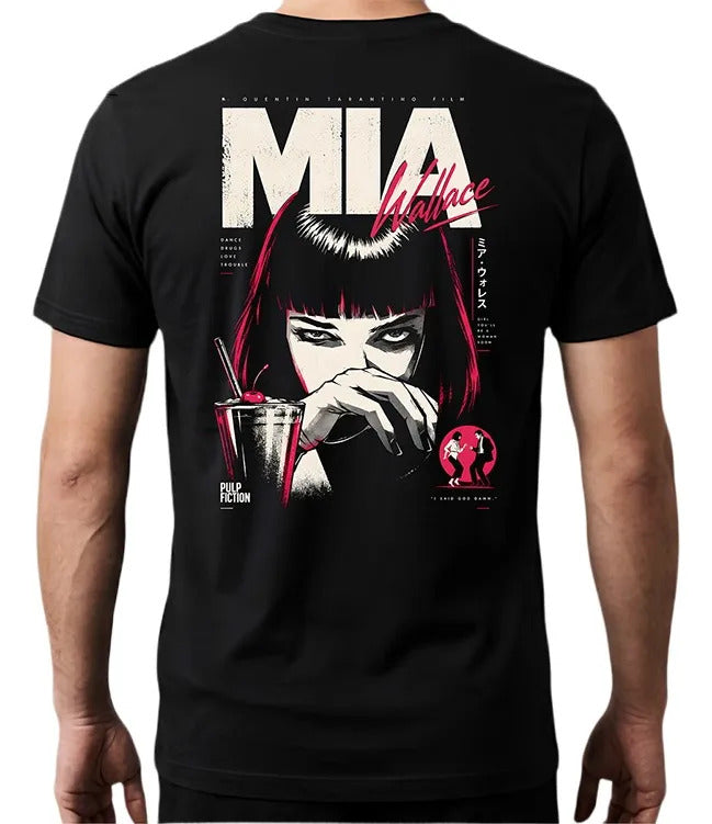 Playera Mia Wallace Pulp Fiction Gen Pelicula
