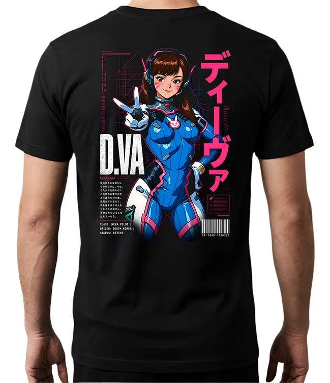 Playera Dva 5 Overwatch Waifu Videojuego