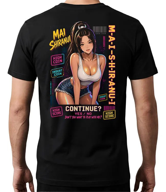 Playera Mai Shiranui Kof Waifu Videojuego