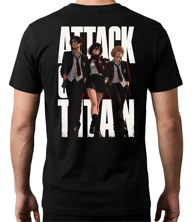 Playera Attack On Titan 2 Aot Gen Anime