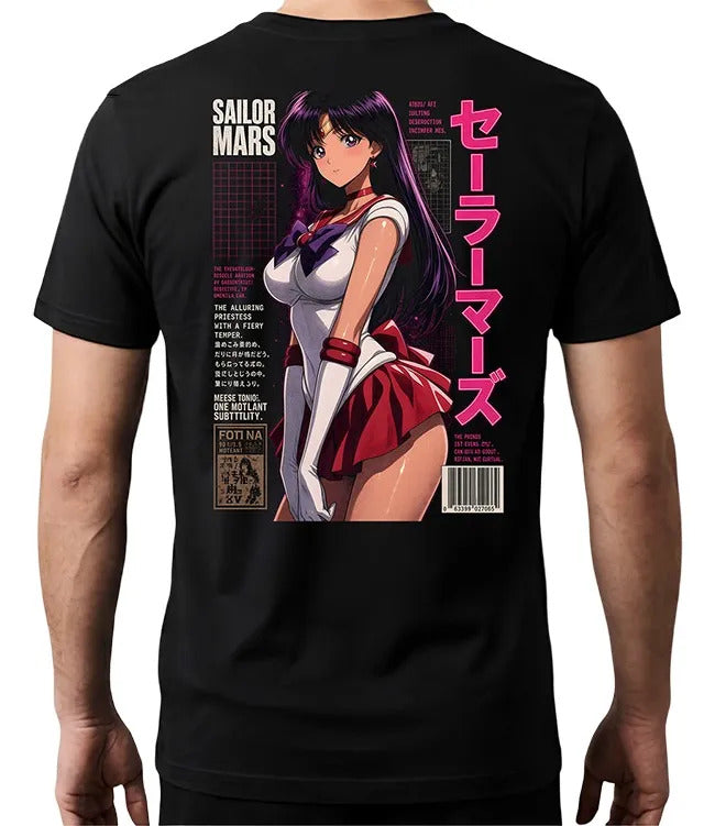 Playera Sailor Mars Sailor Moon Waifu Anime