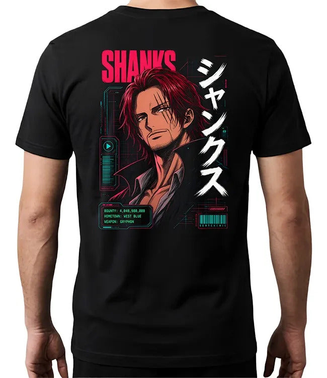 Playera Shanks 2 One Piece Gen Anime