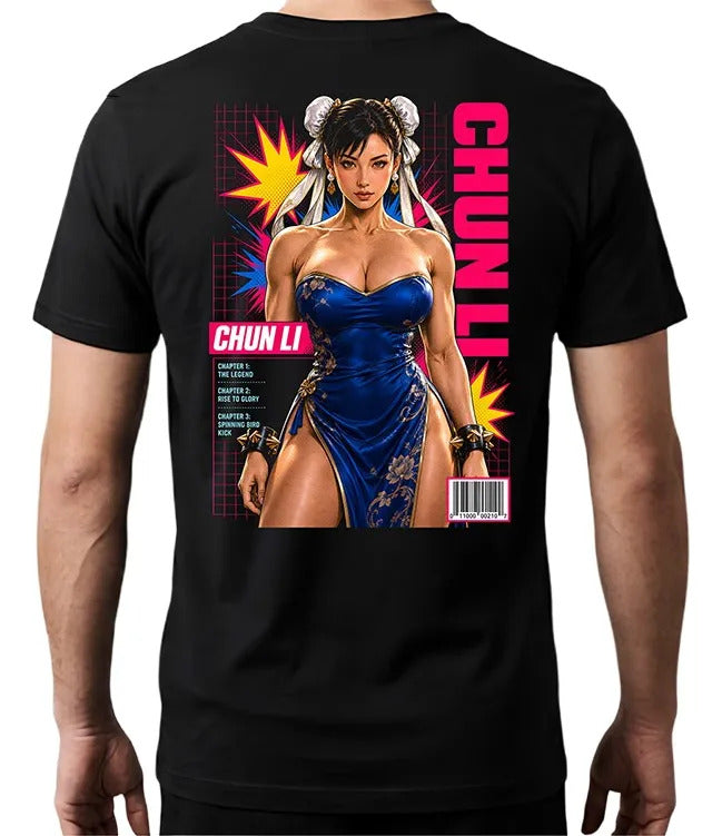 Playera Chun Li 4 Street Fighter Waifu Videojuego