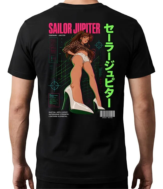 Playera Sailor Jupiter 3 Sailor Moon Waifu Anime