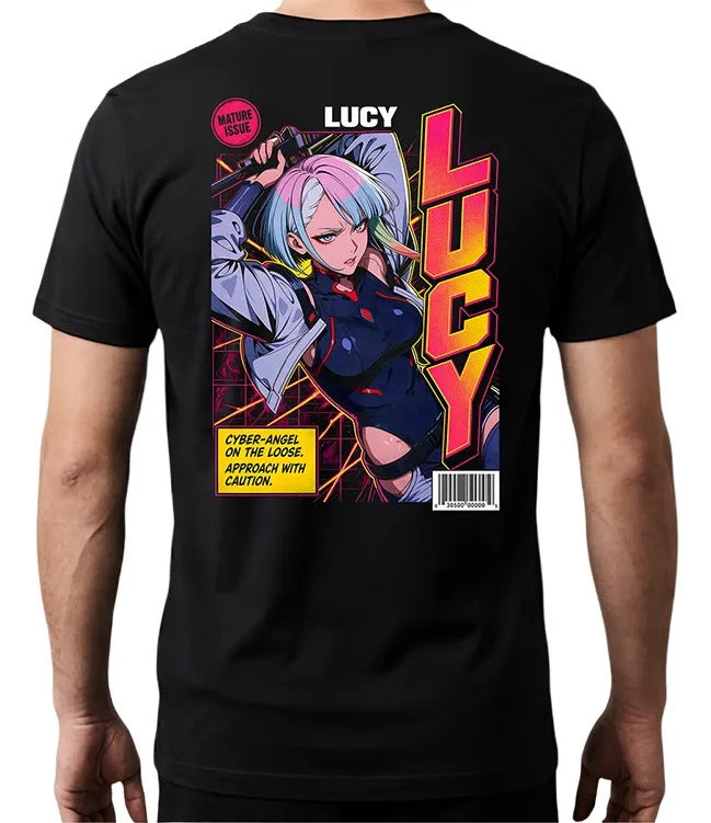 Playera Lucy 5 Cyberpunk Waifu Anime