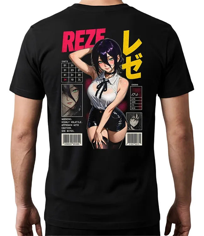 Playera Reze 4 Chainsawman Waifu Anime