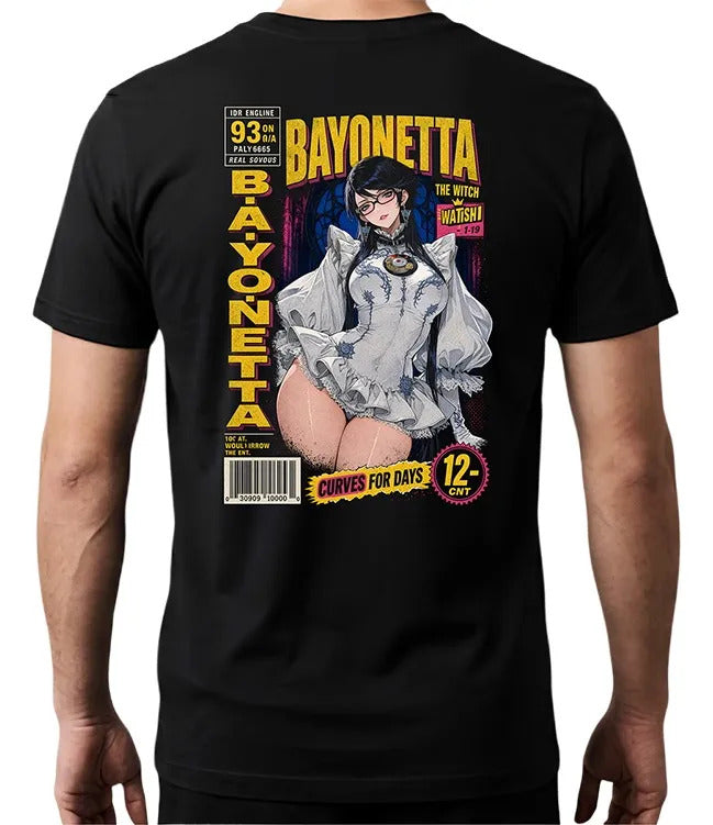 Playera Bayonetta Cereza Waifu Videojuego