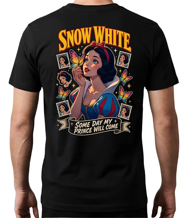 Playera Blanca Nieves Animation Gen Pelicula