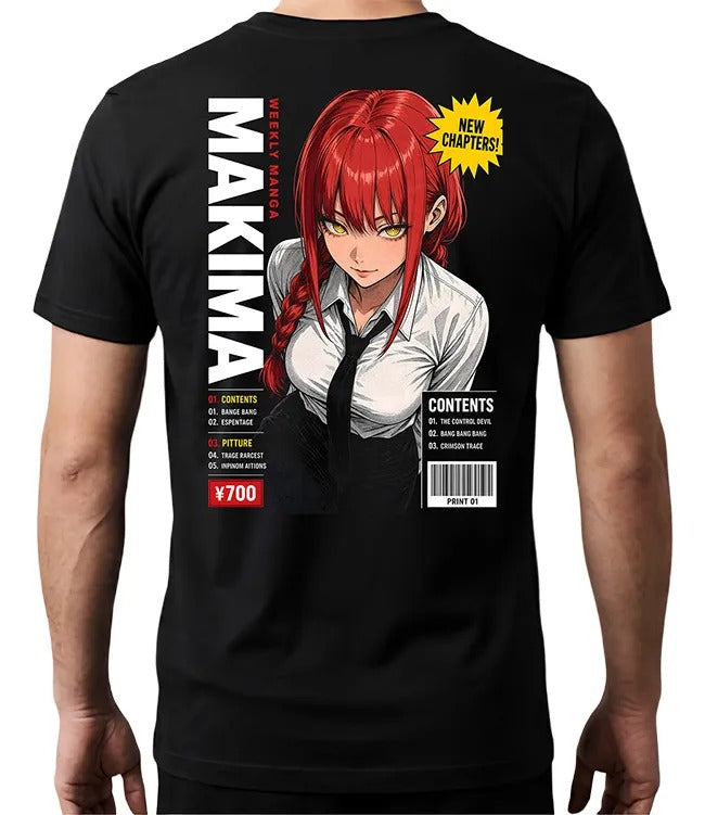 Playera Makima 6 Chainsawman Waifu Anime