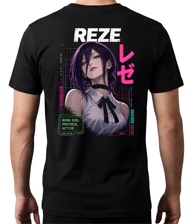 Playera Reze 5 Chainsawman Waifu Anime