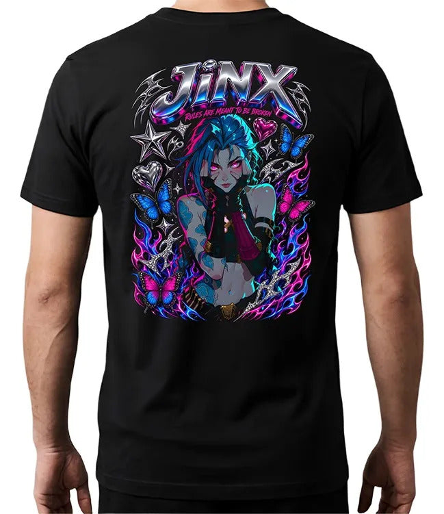 Playera Jinx 10 League Of Legends Waifu Videojuego