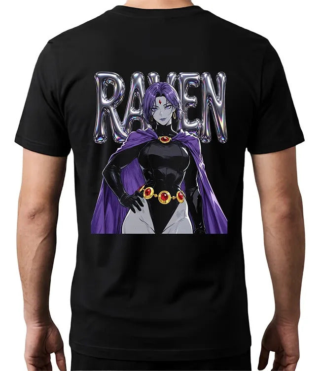 Playera Raven 2 Dc Waifu Superheroes