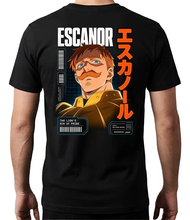 Playera Escanor 3 Seven Deadñy Sins Gen Anime