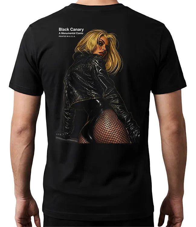 Playera Black Canary Dc Waifu Superheroes