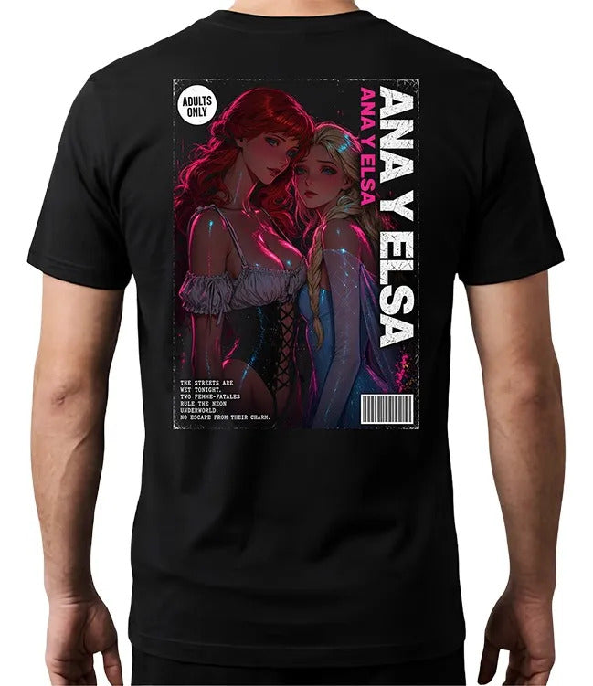 Playera Elsa 3 Frozen Waifu Adultos