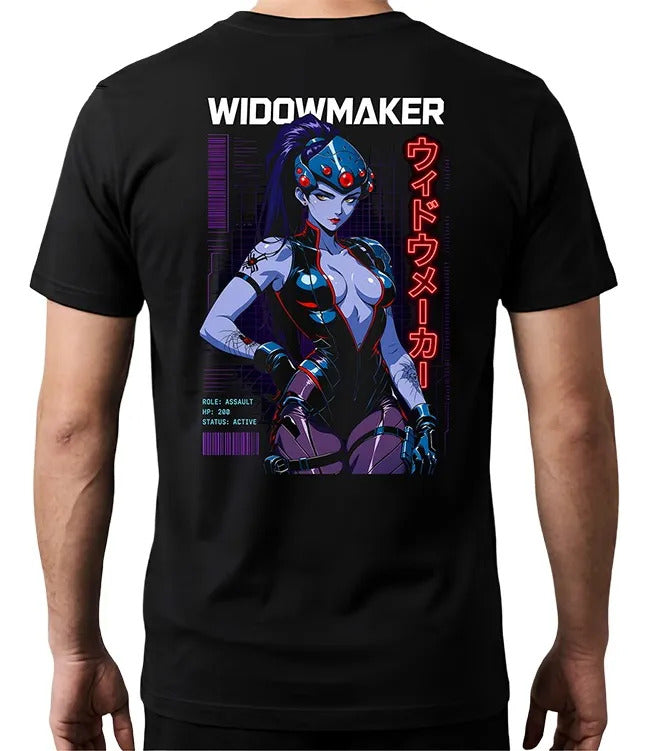 Playera Widow 7 Overwatch Waifu Videojuego