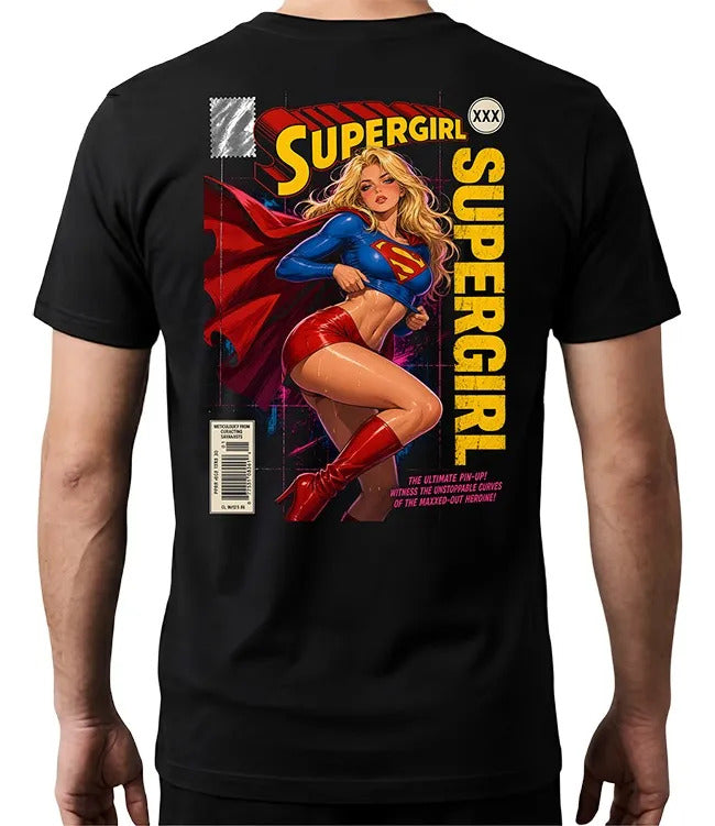 Playera Supergirl 5 Dc Waifu Superheroes