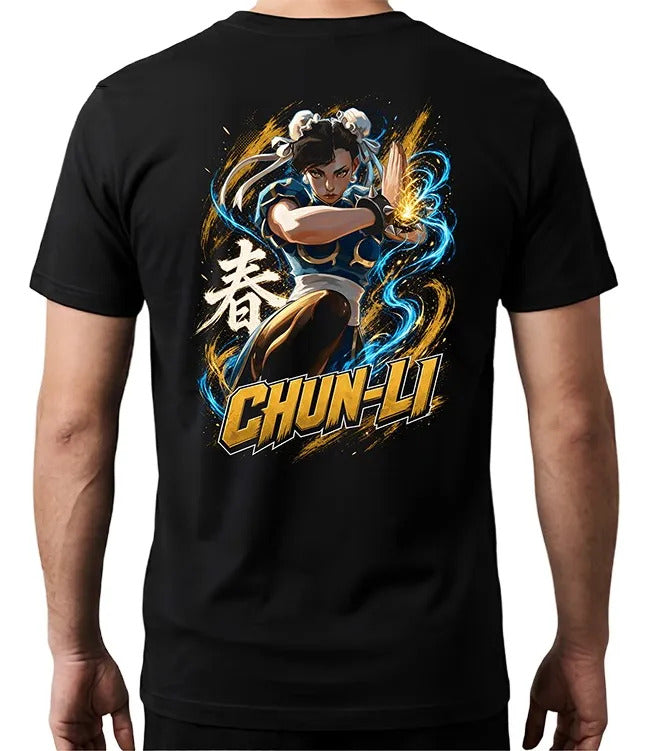 Playera Chun Li 2 Street Fighter Waifu Videojuego