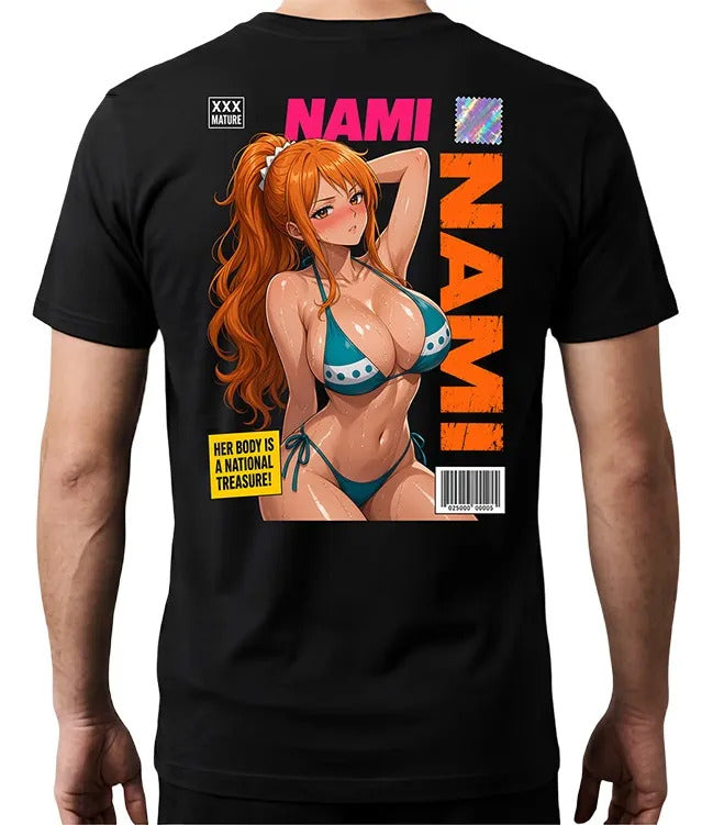 Playera Nami 6 One Piece Waifu Anime