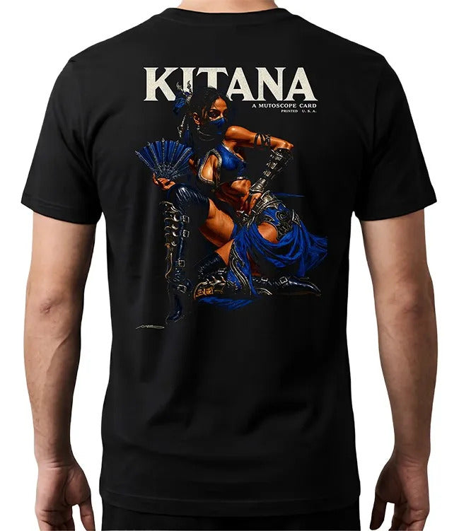 Playera Kitana Mortal Kombat Waifu Videojuego