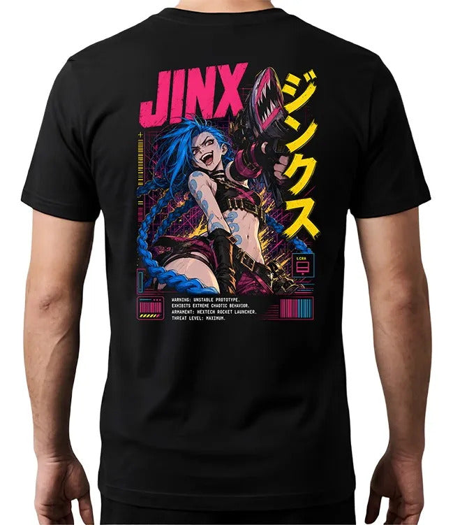 Playera Jinx 6 League Of Legends Waifu Videojuego