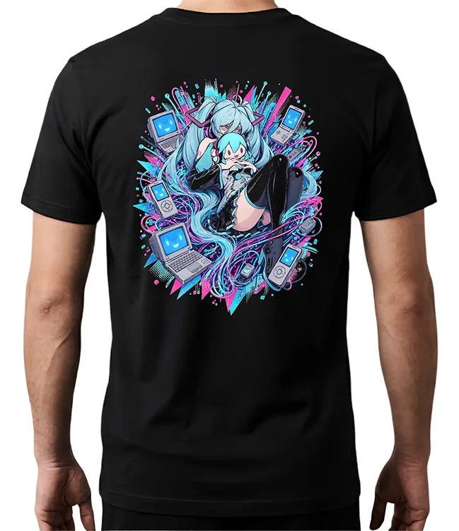 Playera Miku Vocaliod Waifu Anime