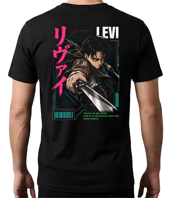 Playera Levi 2 Attack On Titan Gen Anime