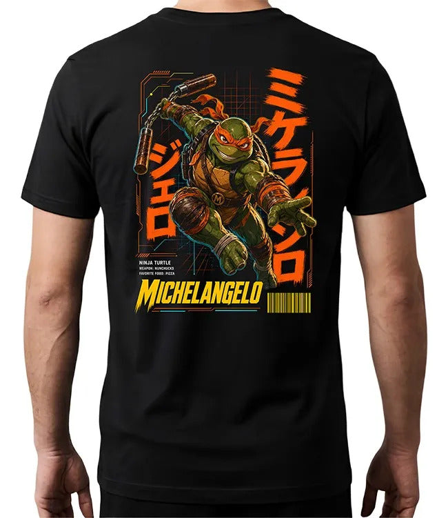 Playera Michelangelo 2 Tmnt Gen Caricaturas