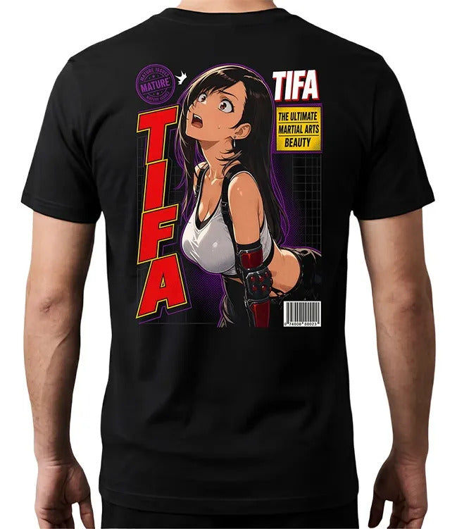 Playera Tifa 2 Final Fantasy Waifu Videojuego