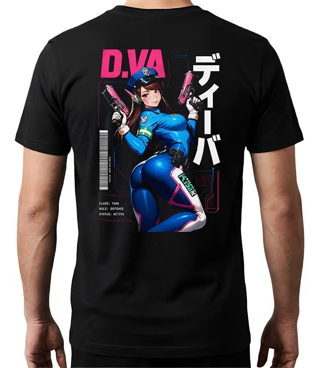Playera Dva 4 Overwatch Waifu Videojuego