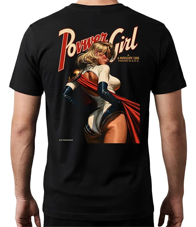 Playera Powergirl Dc Waifu Superheroes