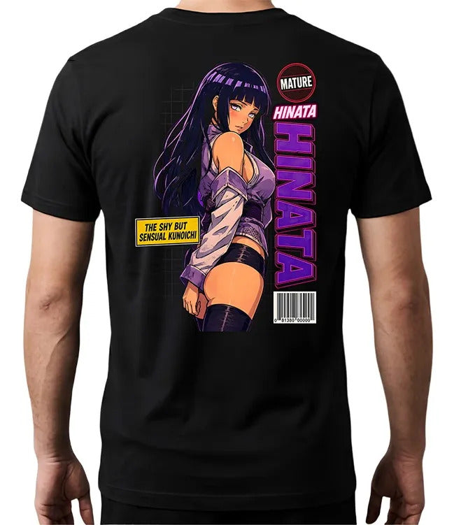 Playera Hinata 3 Naruto Waifu Anime