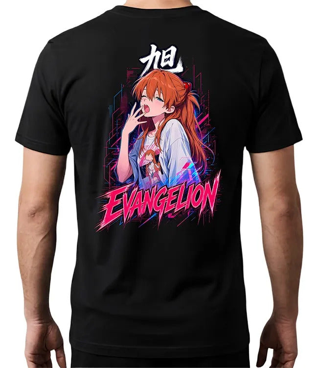 Playera Asuka 6 Evangelion Waifu Anime