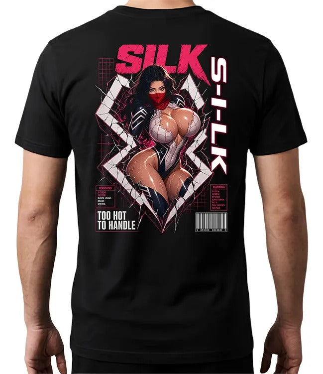 Playera Silk 3 Marvel Waifu Superheroes