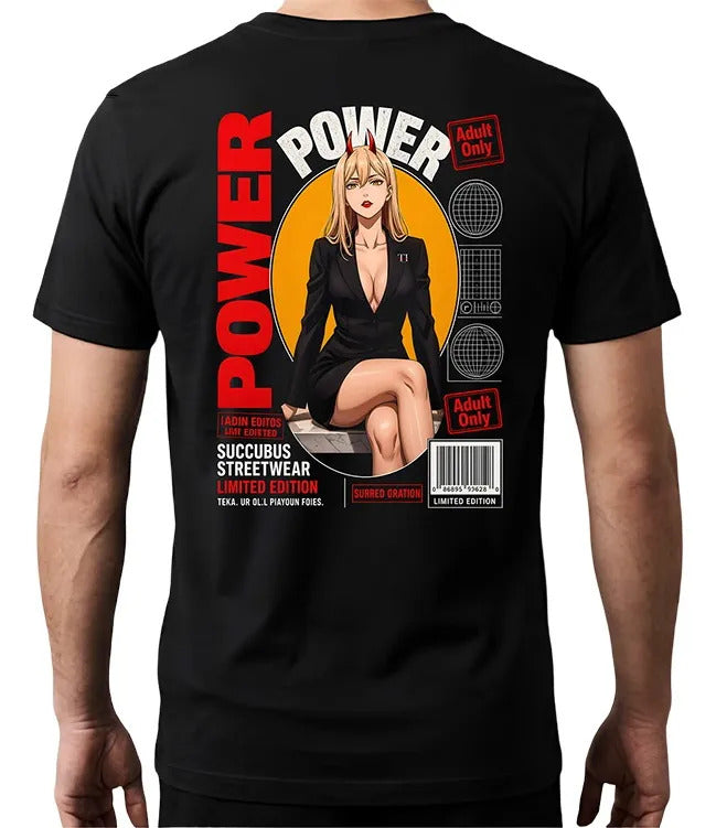Playera Power 6 Chainsawman Waifu Anime