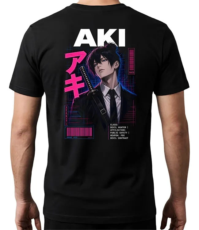 Playera Aki Chainsawman Gen Anime