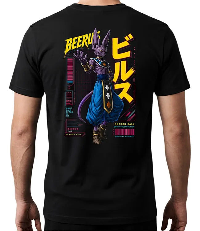 Playera Beerus Dragon Ball Gen Anime