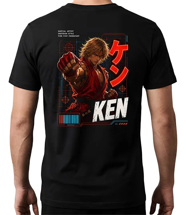 Playera Ken Street Fighter Gen Videojuego