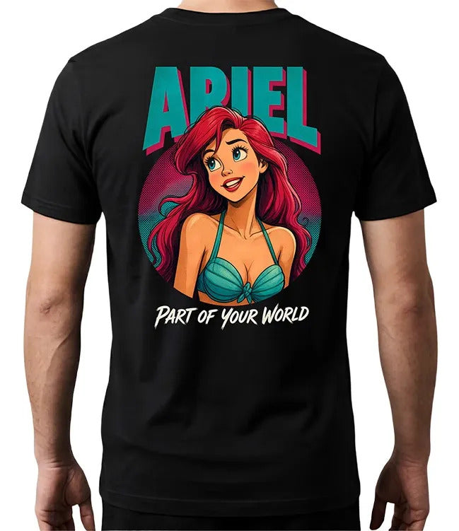 Playera Ariel 7 Animation Gen Pelicula