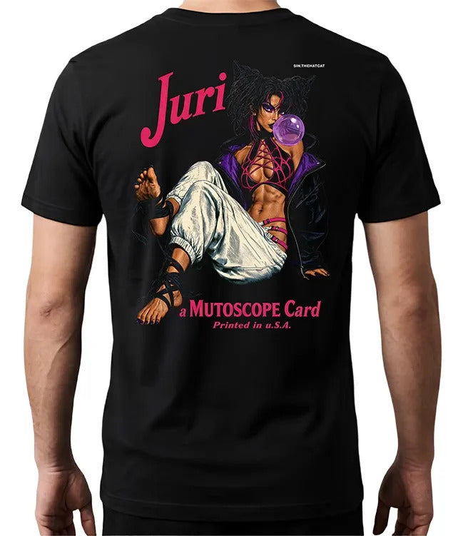 Playera Juri 3 Street Fighter Waifu Videojuego