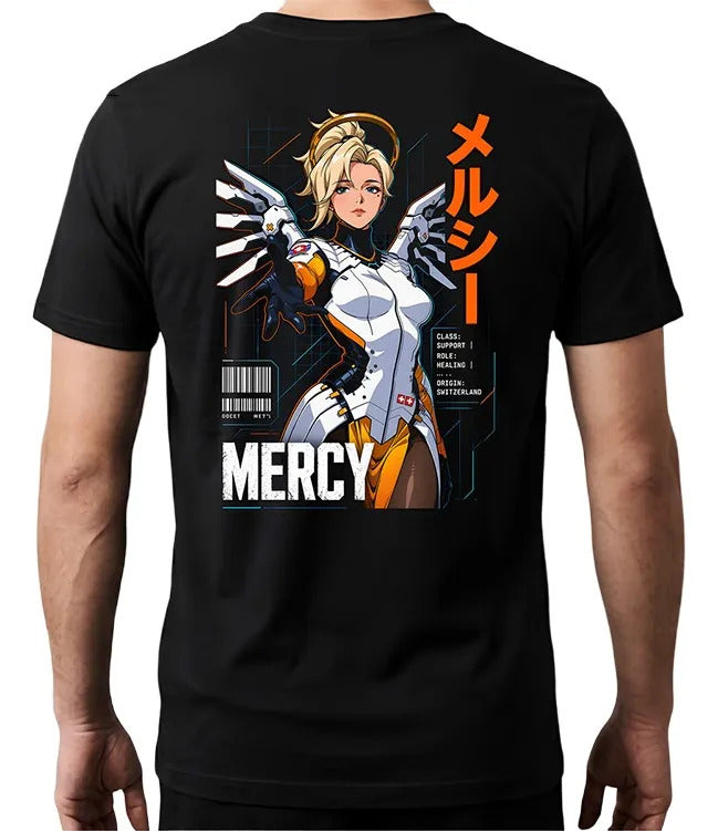 Playera Mercy 3 Overwatch Waifu Videojuego
