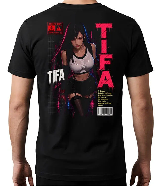 Playera Tifa Final Fantasy Waifu Videojuego