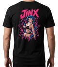 Playera Jinx League Of Legends Waifu Videojuego