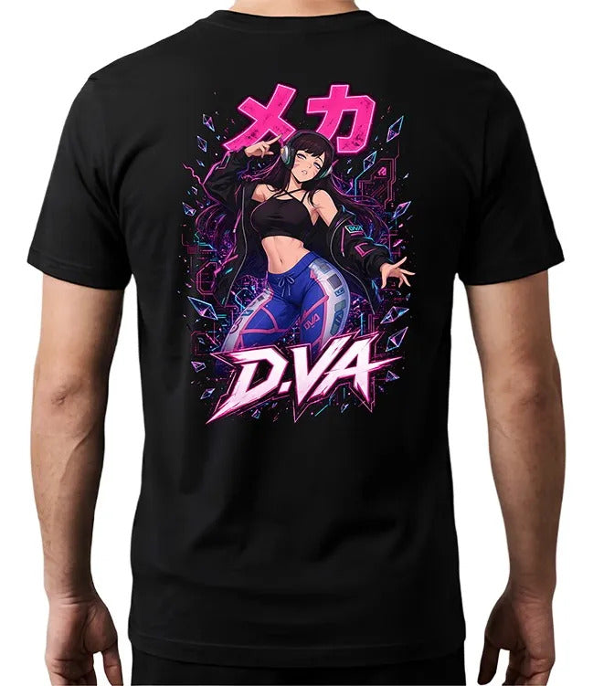 Playera Dva Overwatch Waifu Videojuego