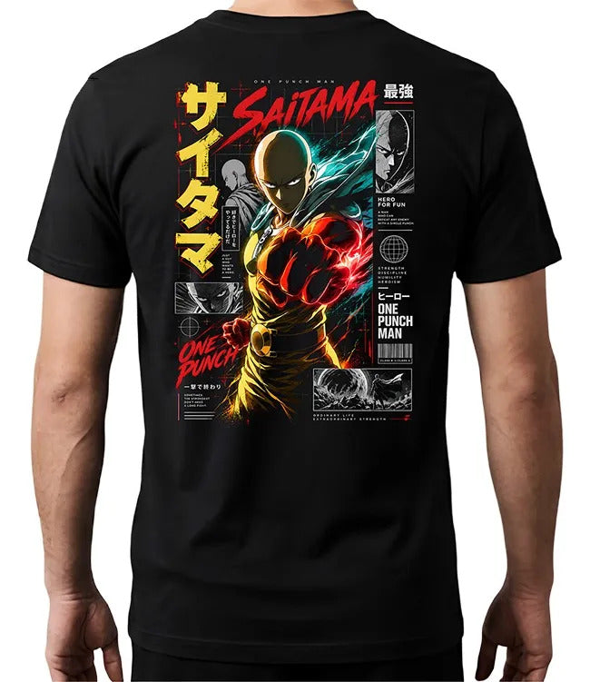 Playera Saitama 6 One Punch Man Gen Anime